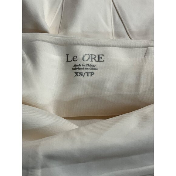 LE ORE One Shoulder Bodysuit in Canvas XSmall New Womens One Shoulder Tank Top - Picture 7 of 9